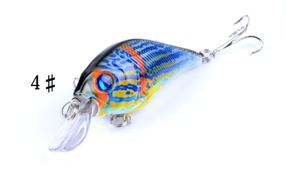 4x 7.5cm Popper Crank Bait Fishing Lure Lures Surface Tackle Saltwater