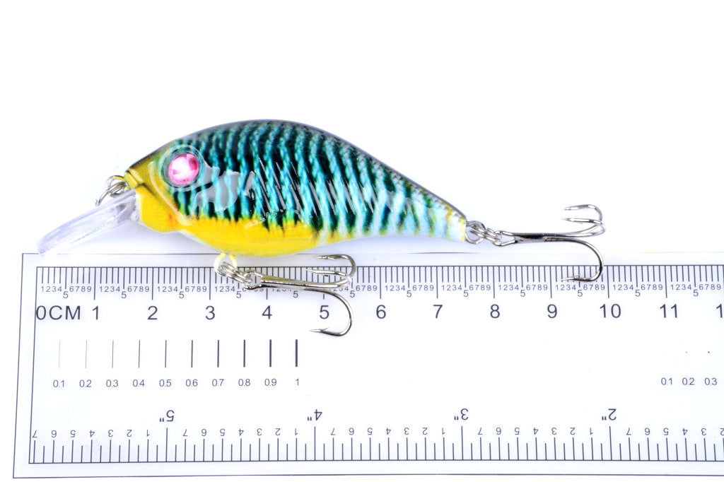 4x 7.5cm Popper Crank Bait Fishing Lure Lures Surface Tackle Saltwater