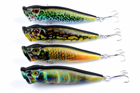 4X 9.5cm Popper Poppers Fishing Lure Lures Surface Tackle Saltwater