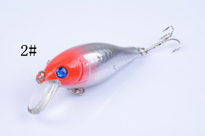 5x 7.5cm Popper Crank Bait Fishing Lure Lures Surface Tackle Saltwater