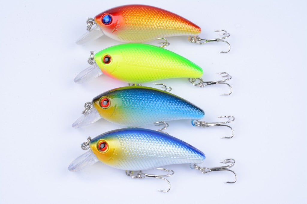 4X 6.5cm Popper Poppers Fishing Lure Lures Surface Tackle Saltwater