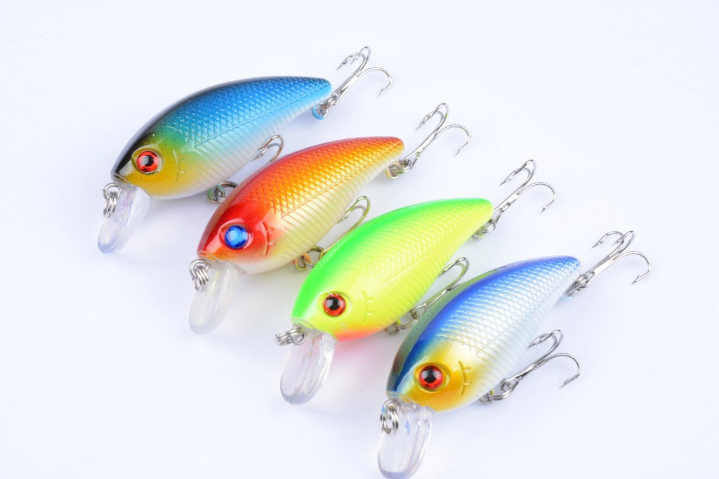 4X 6.5cm Popper Poppers Fishing Lure Lures Surface Tackle Saltwater