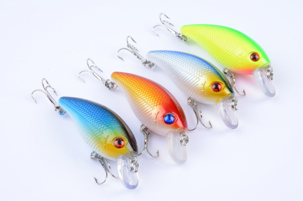 4X 6.5cm Popper Poppers Fishing Lure Lures Surface Tackle Saltwater