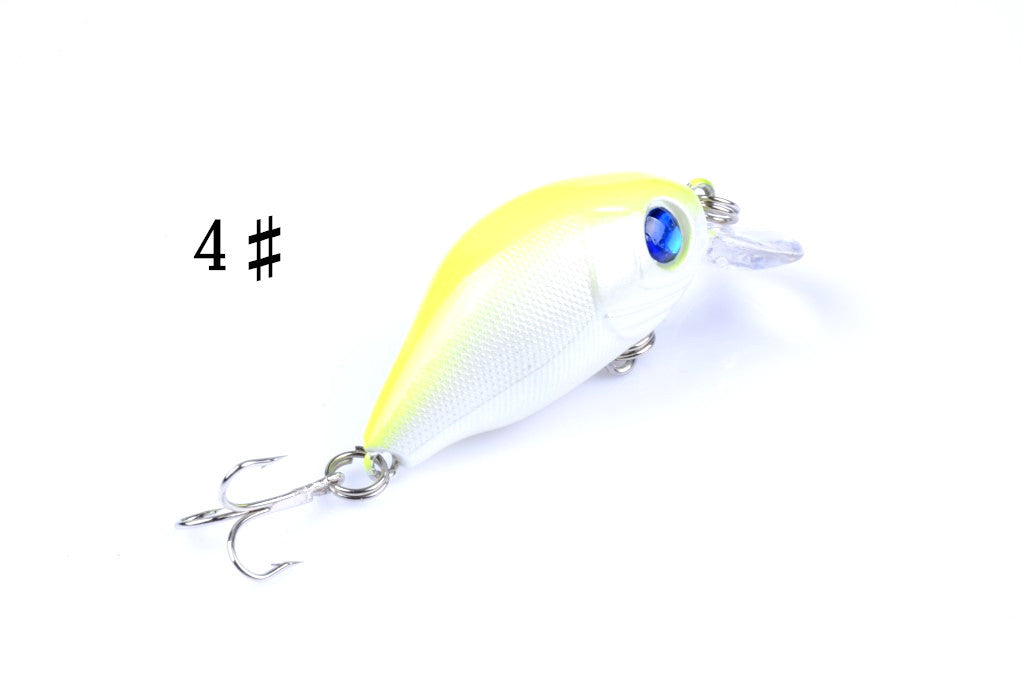 5x 5.5cm Popper Crank Bait Fishing Lure Lures Surface Tackle Saltwater