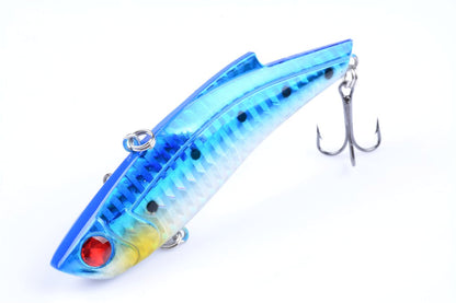 5x 9cm Vib Bait Fishing Lure Lures Hook Tackle Saltwater