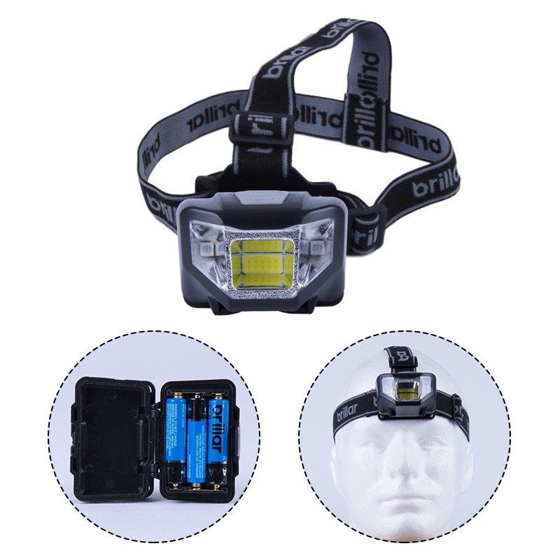 5 Mode Headlamp with COB LED Technology-Blue/Black - Blue